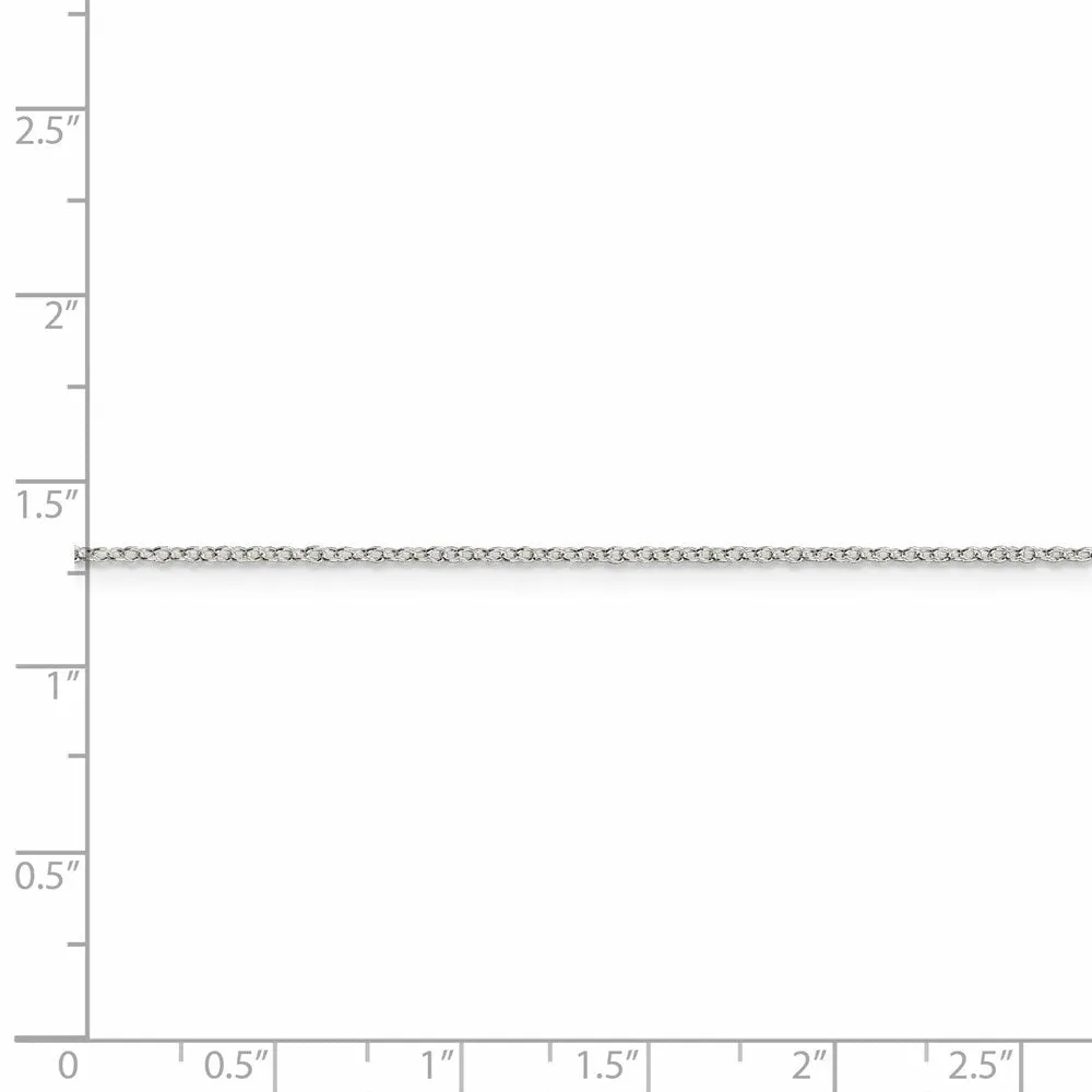 Sterling Silver 1.10mm Forzantina Cable Chain