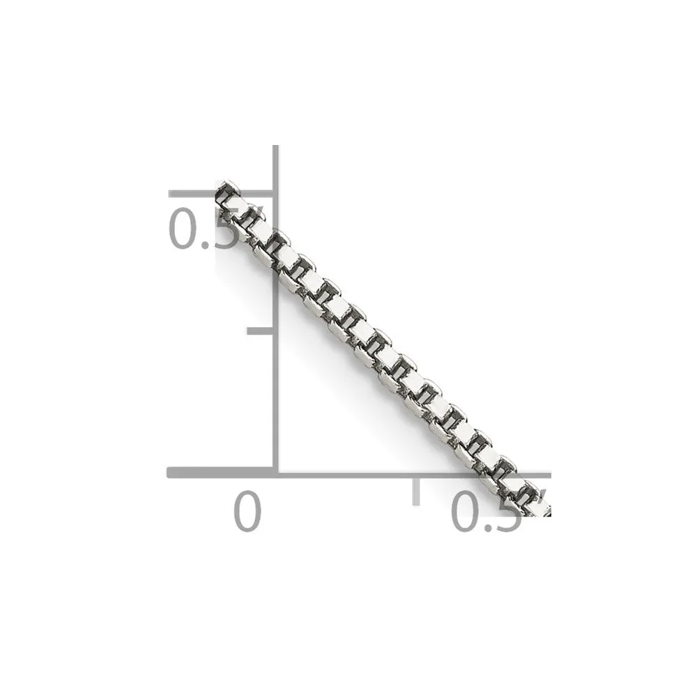 Sterling Silver 1.4mm Box Chain