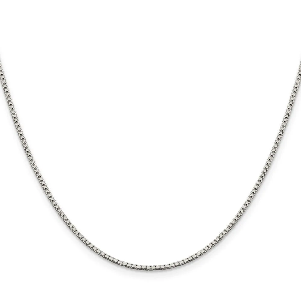 Sterling Silver 1.4mm Box Chain