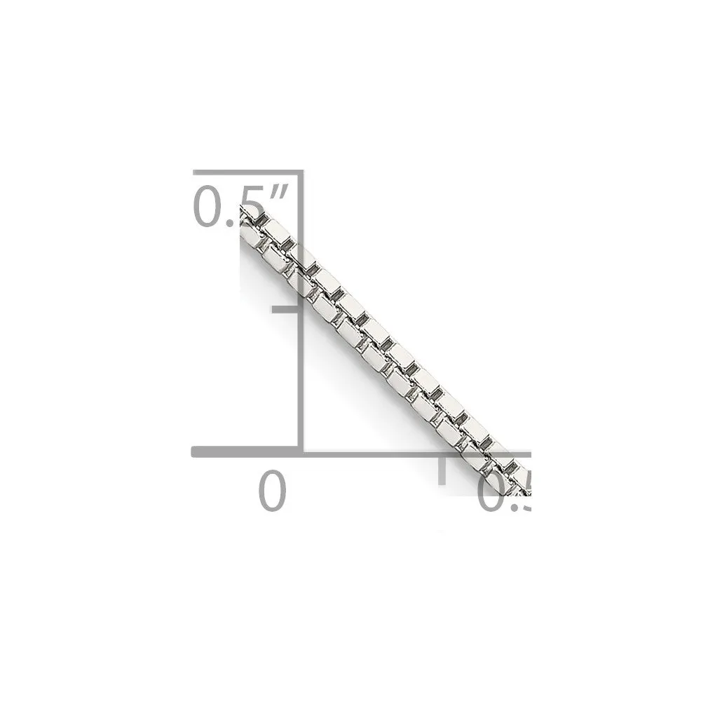 Sterling Silver 1.5mm Box Chain