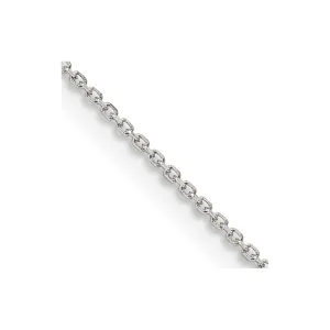 Sterling Silver 1mm 8 Sided Dimond-cut Cable Chain