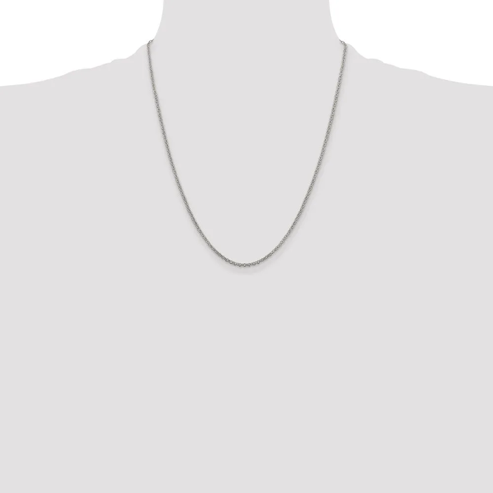 Sterling Silver 2mm Rolo Chain