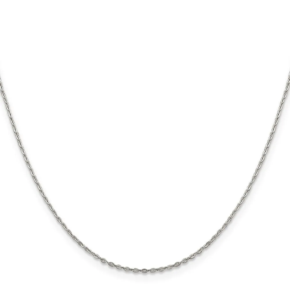 Sterling Silver .5mm Flat Link Cable Chain