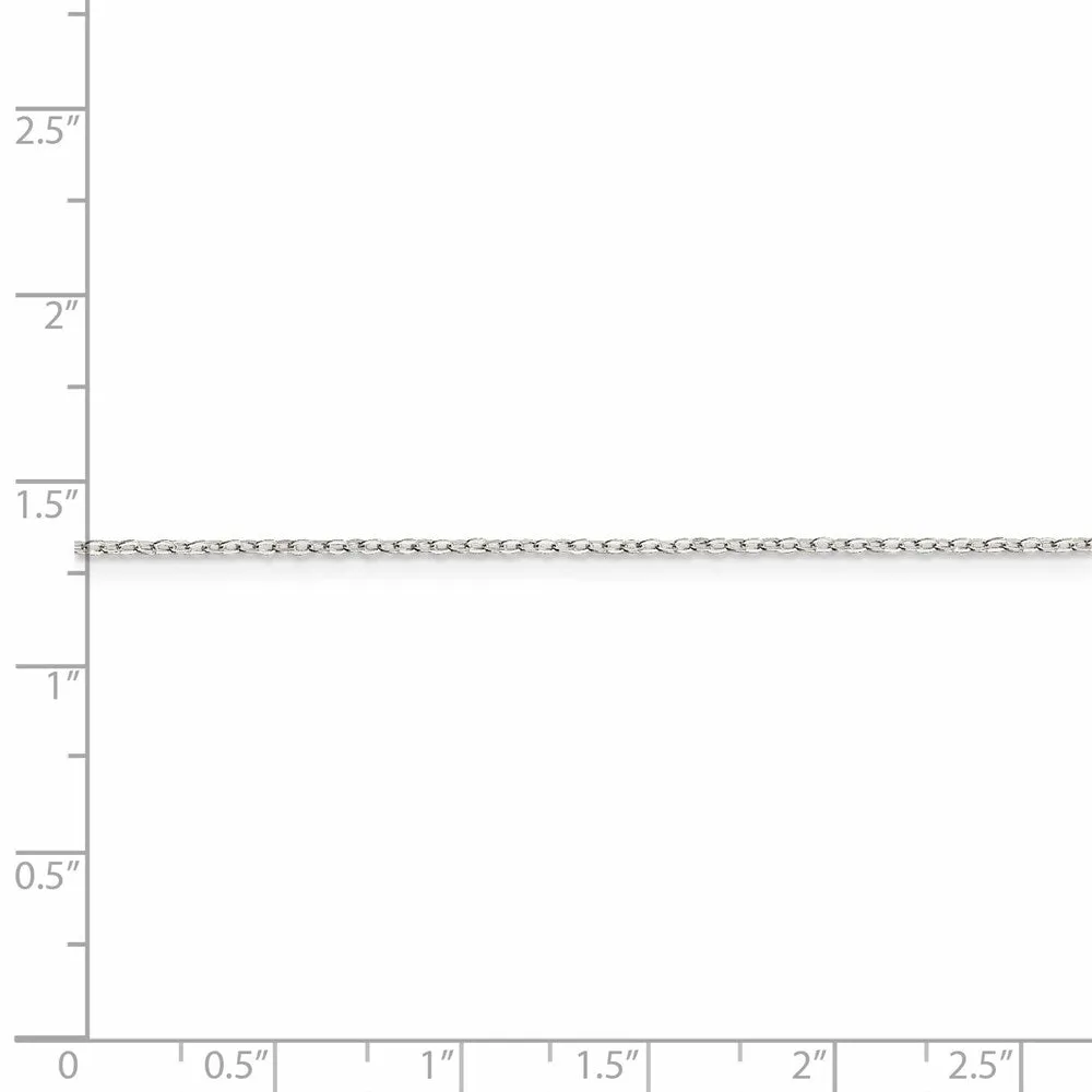 Sterling Silver .5mm Flat Link Cable Chain