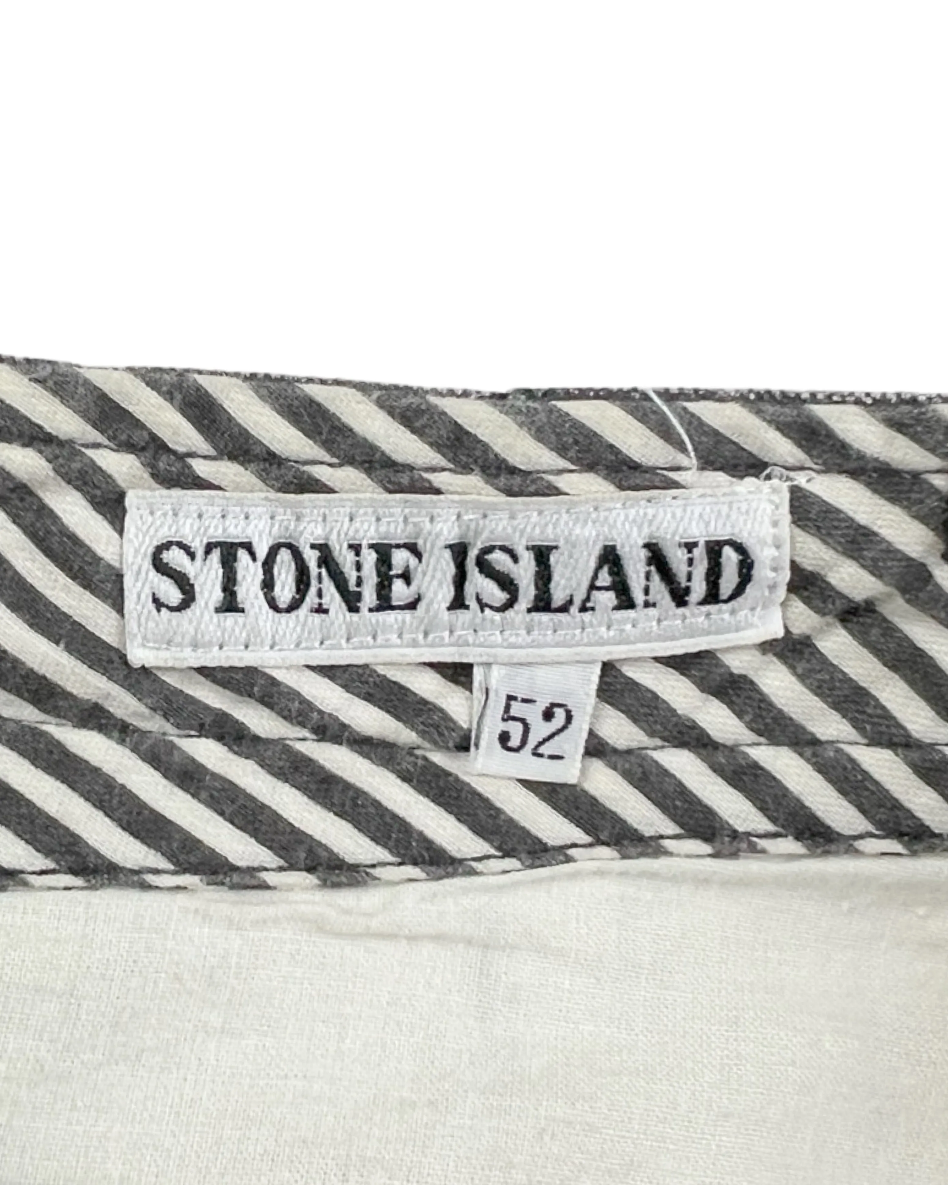 Stone Island Lace Back Denim Shorts