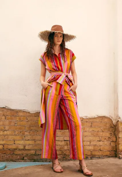 Striped Shirtdress