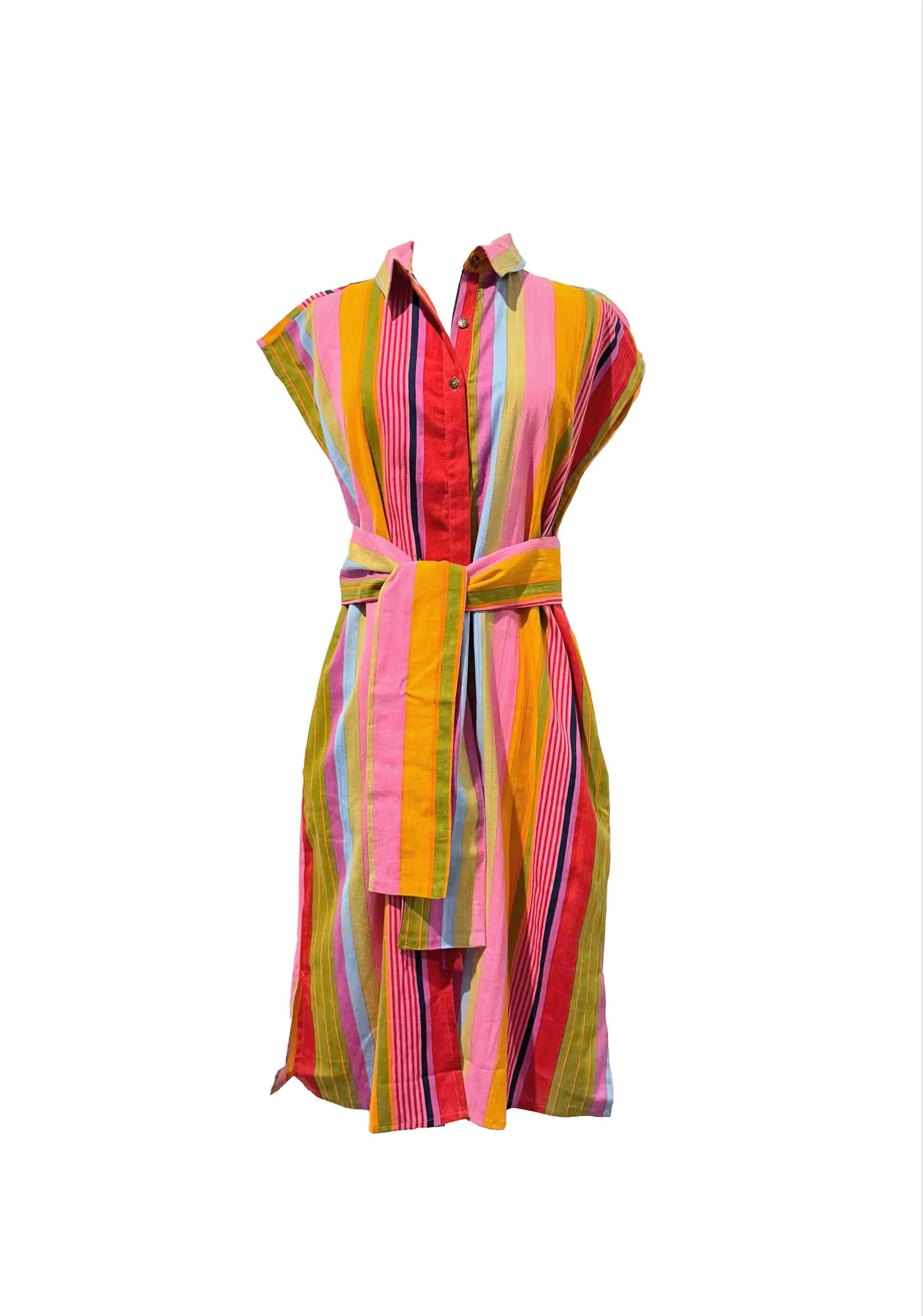Striped Shirtdress