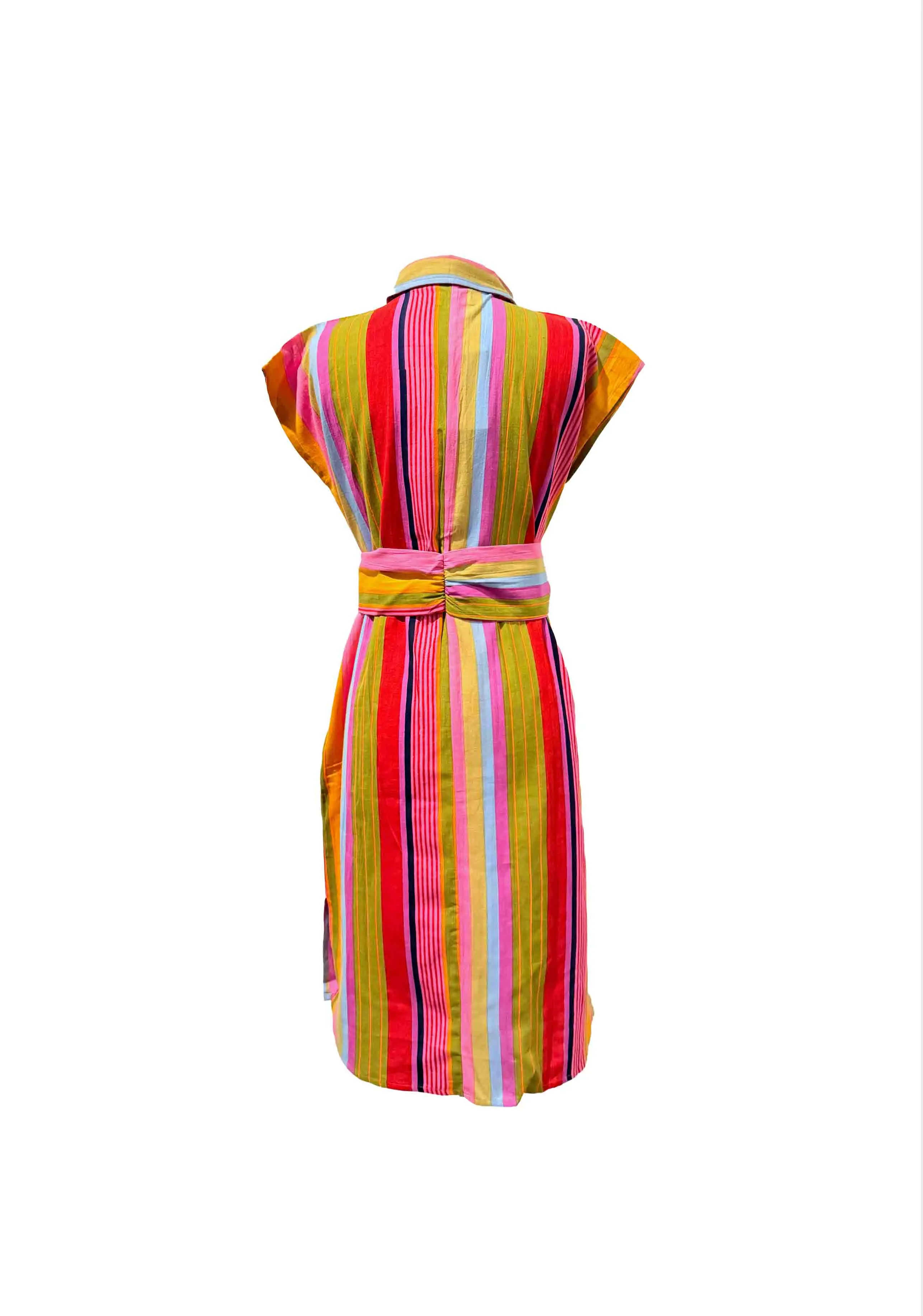 Striped Shirtdress