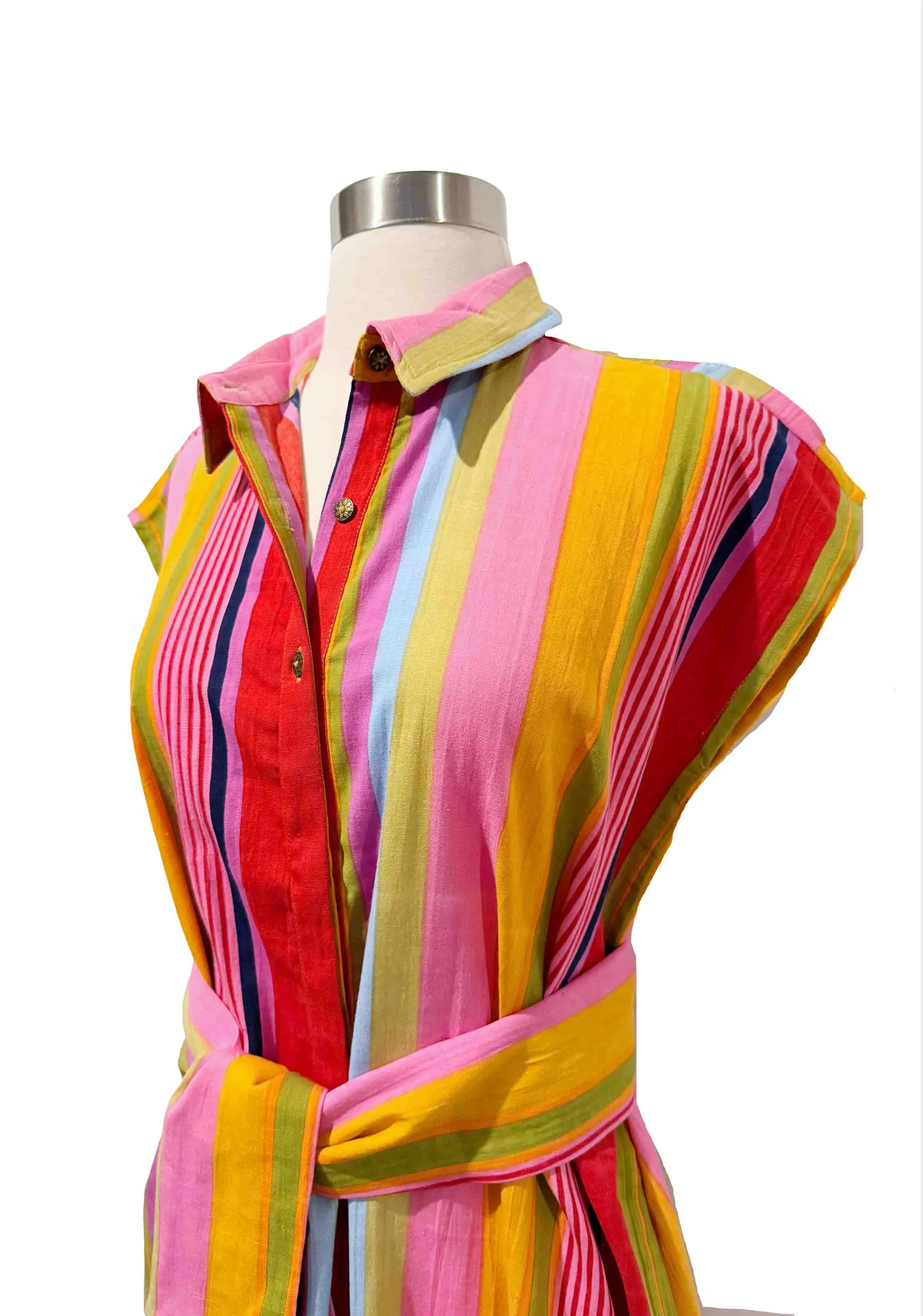 Striped Shirtdress