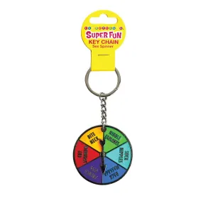 Super Fun Key Chain - Naughty Sex Spinner