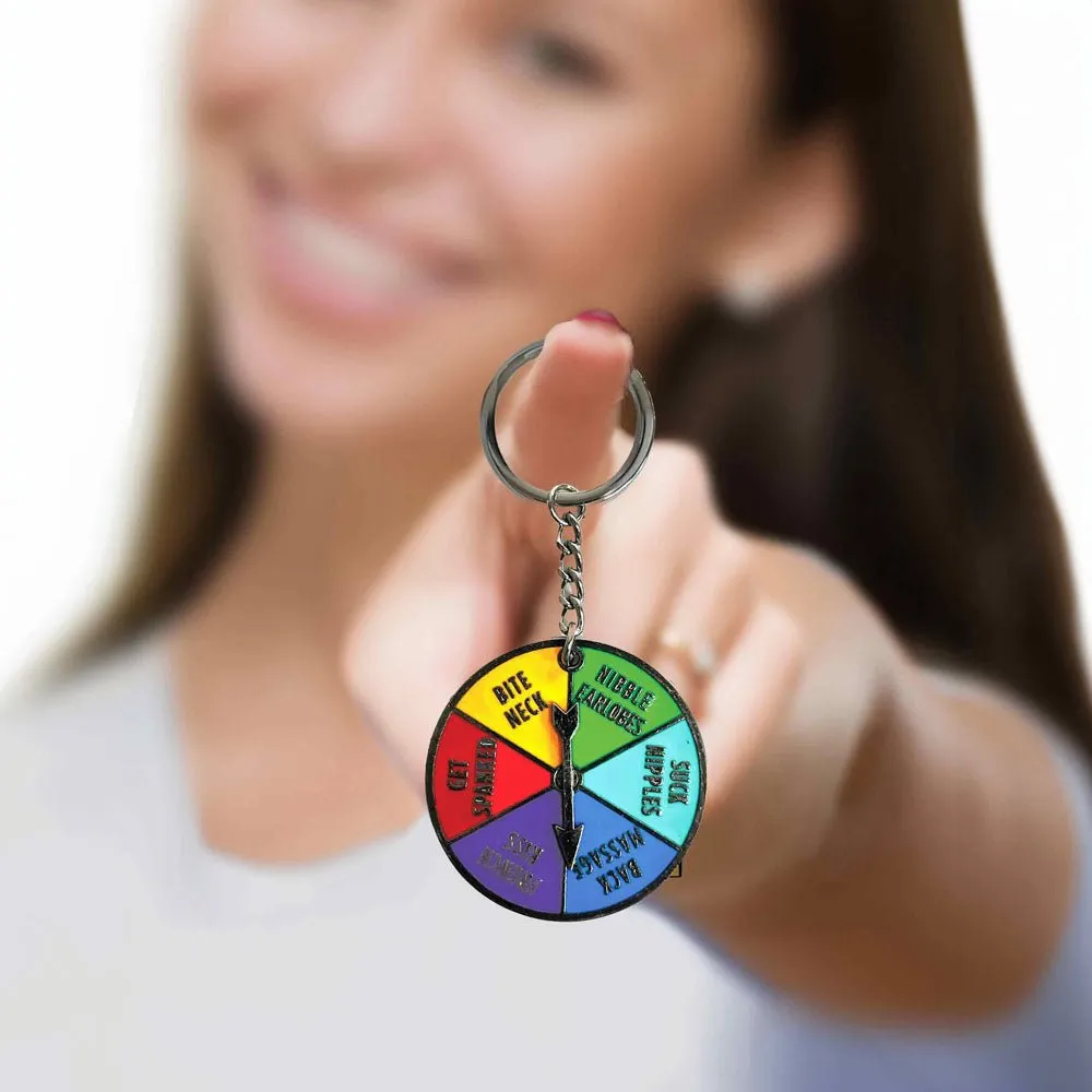 Super Fun Key Chain - Naughty Sex Spinner