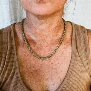 Talia Chunky Rope Chain Necklace {Kristalize Jewelry}