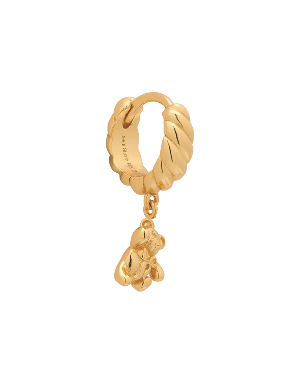 Teddy Bear Single Hoop