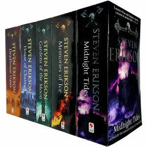 The Malazan Book of the Fallen 1 to 5 Steven Erikson 5 Books Collection Set