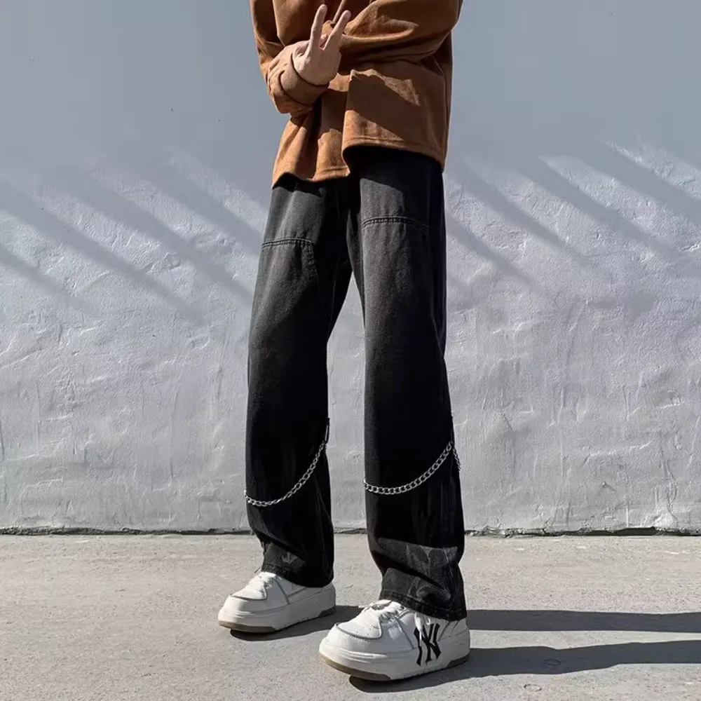 Tie Dye Chain Jeans