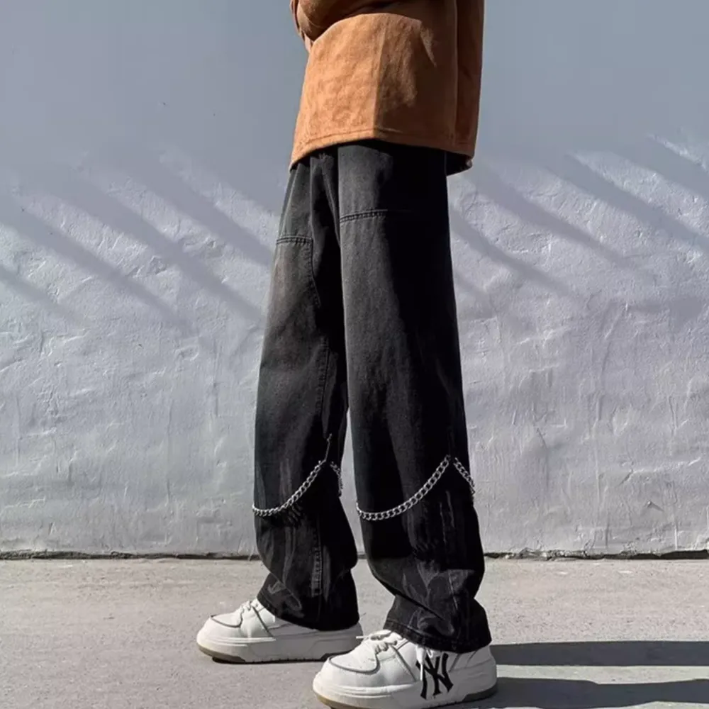 Tie Dye Chain Jeans