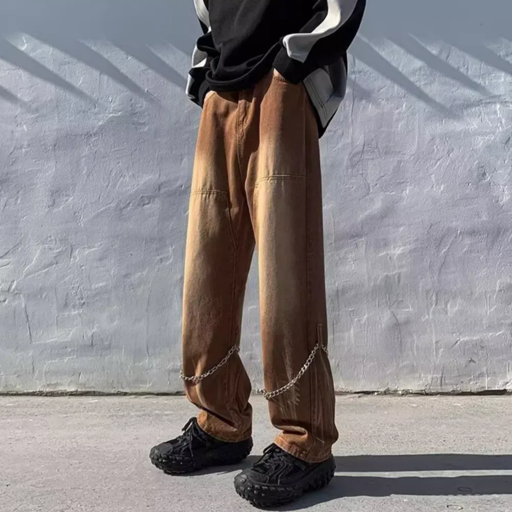 Tie Dye Chain Jeans