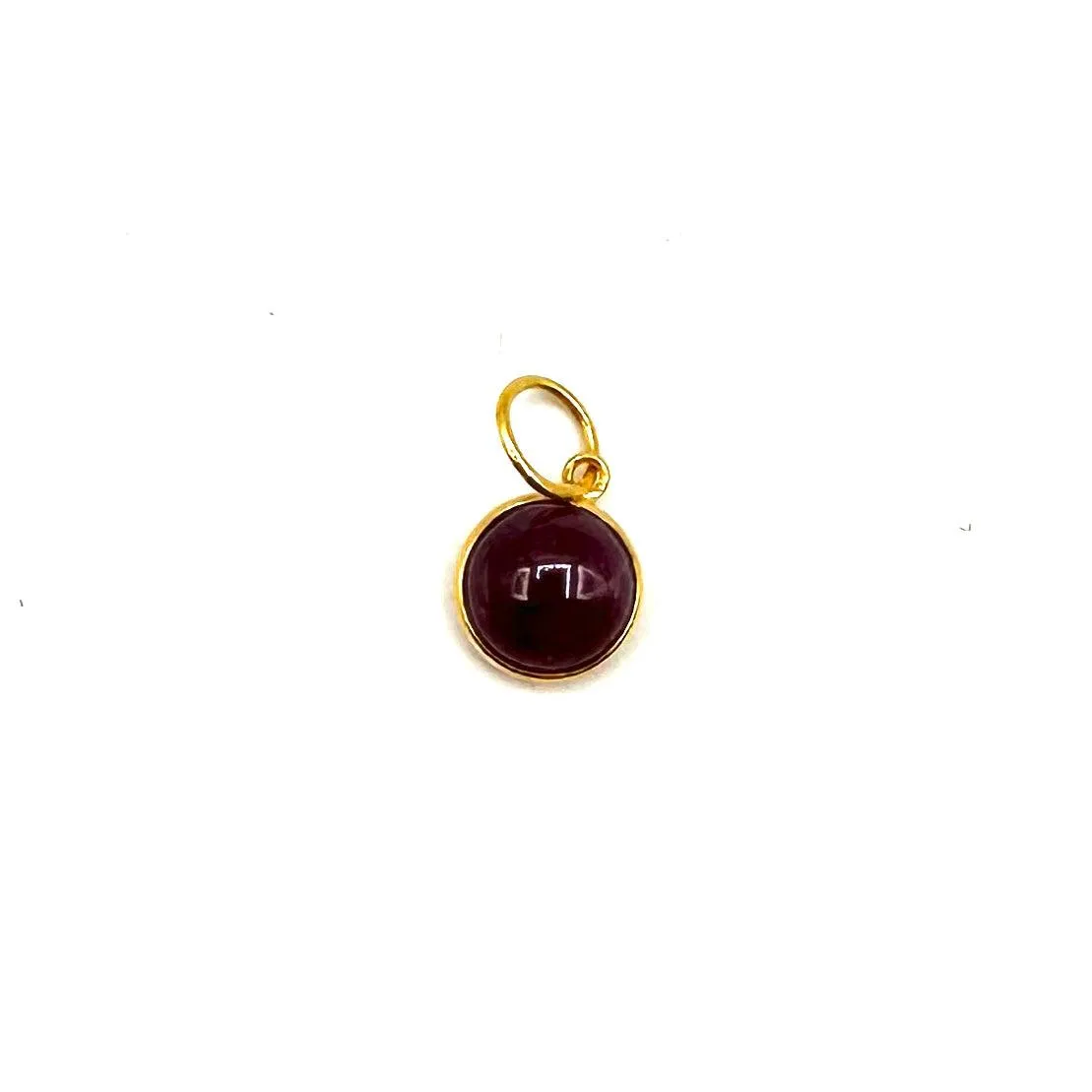 Tiny 14K Ruby Drop