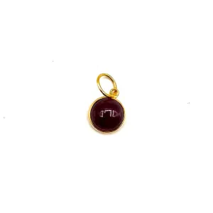 Tiny 14K Ruby Drop