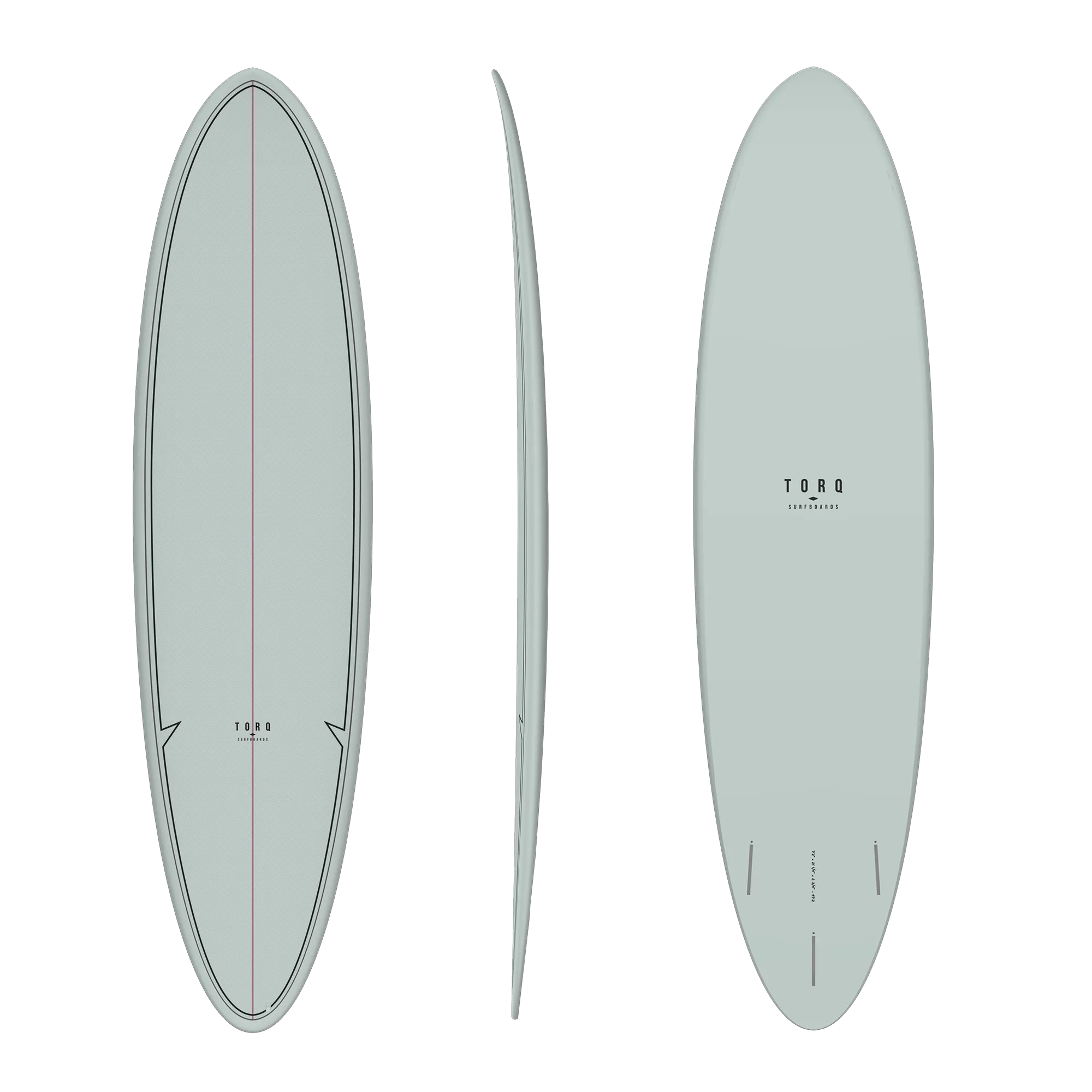 TORQ TET MOD FUN CLASSIC GREY 7'6" 52.4L