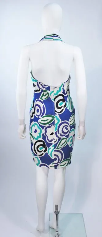 TORRENTE White Green Linen Halter Top and Coat Set Size 6-8