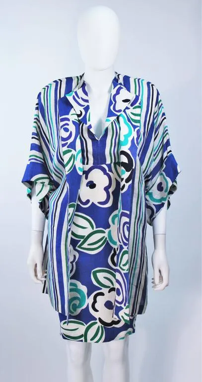 TORRENTE White Green Linen Halter Top and Coat Set Size 6-8