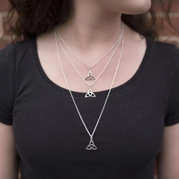 Triquetra Pendant in Sterling Silver