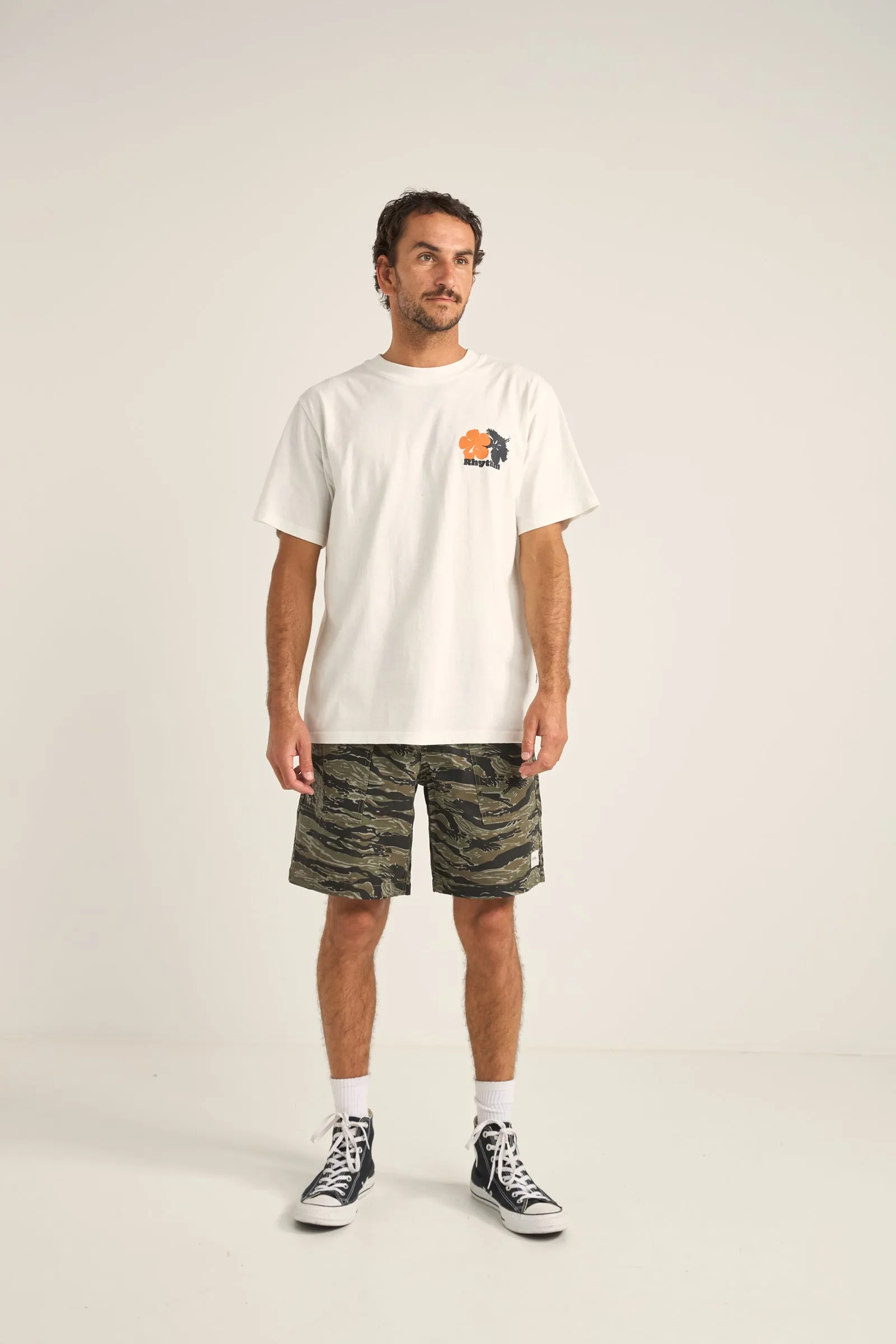 Tropic Radio Vintage Ss T-Shirt White