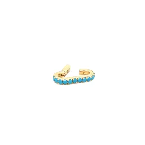 Turquoise Paper Clip Charm Hanger (Small)