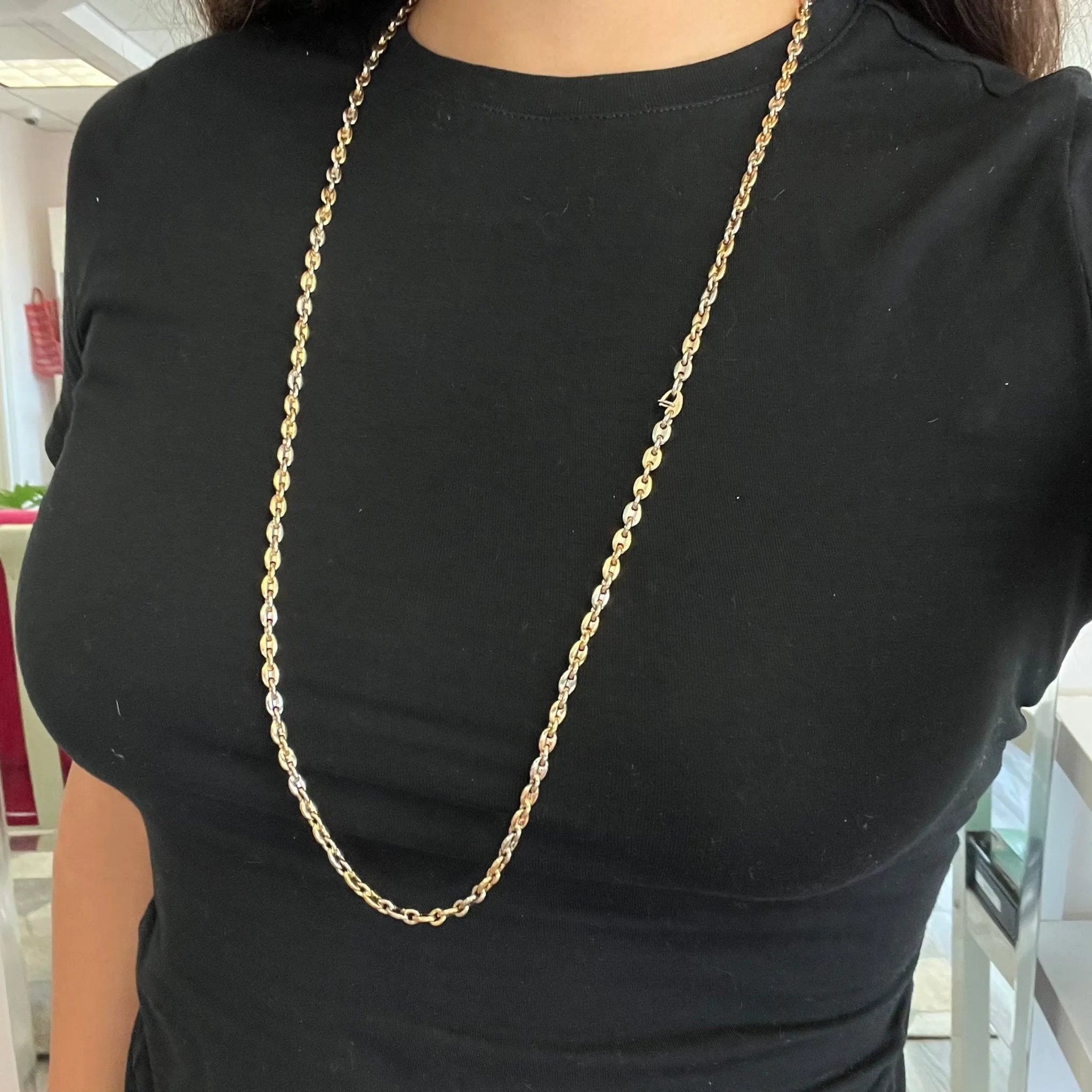 Two-Tone Mariner Link Chain, by Cartier