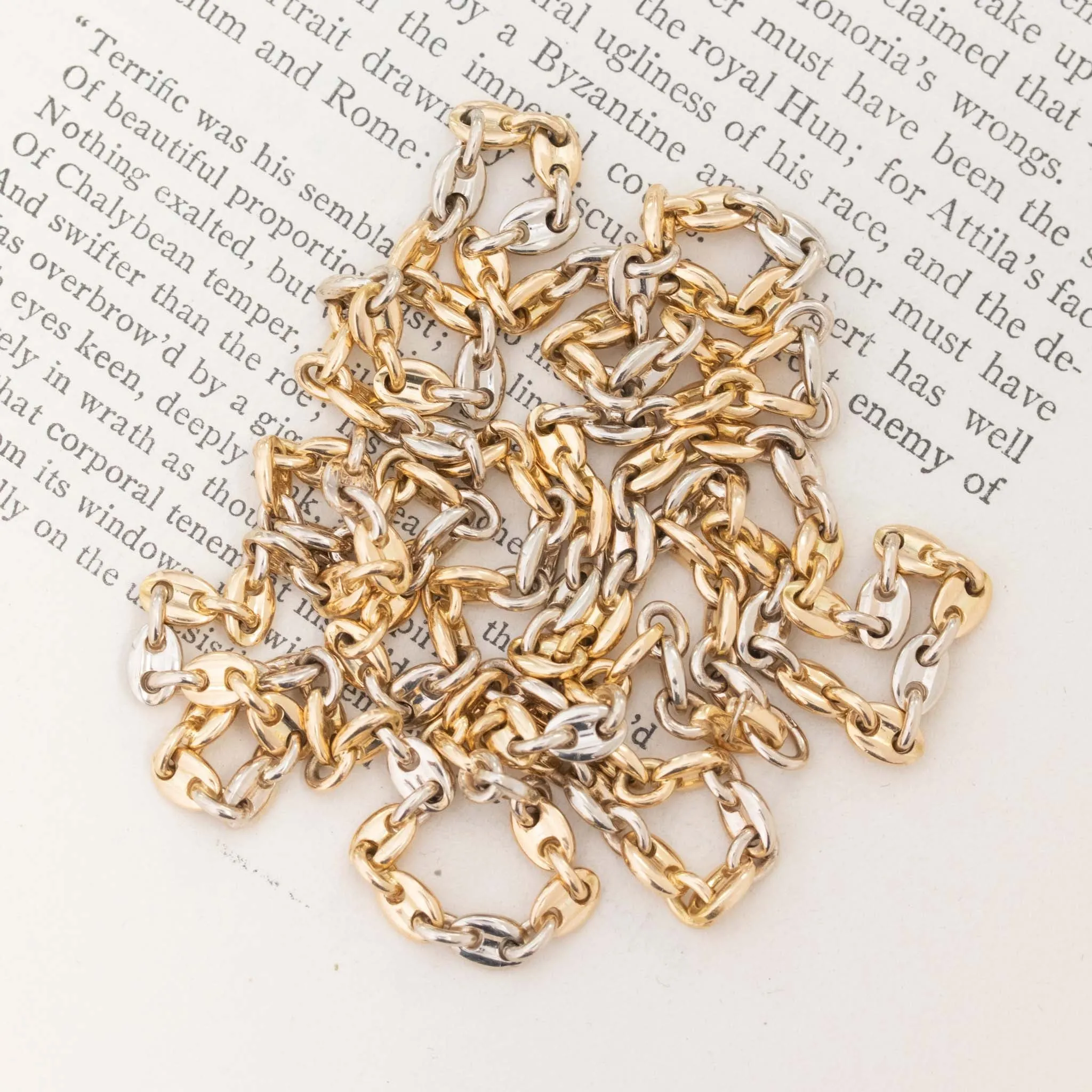 Two-Tone Mariner Link Chain, by Cartier
