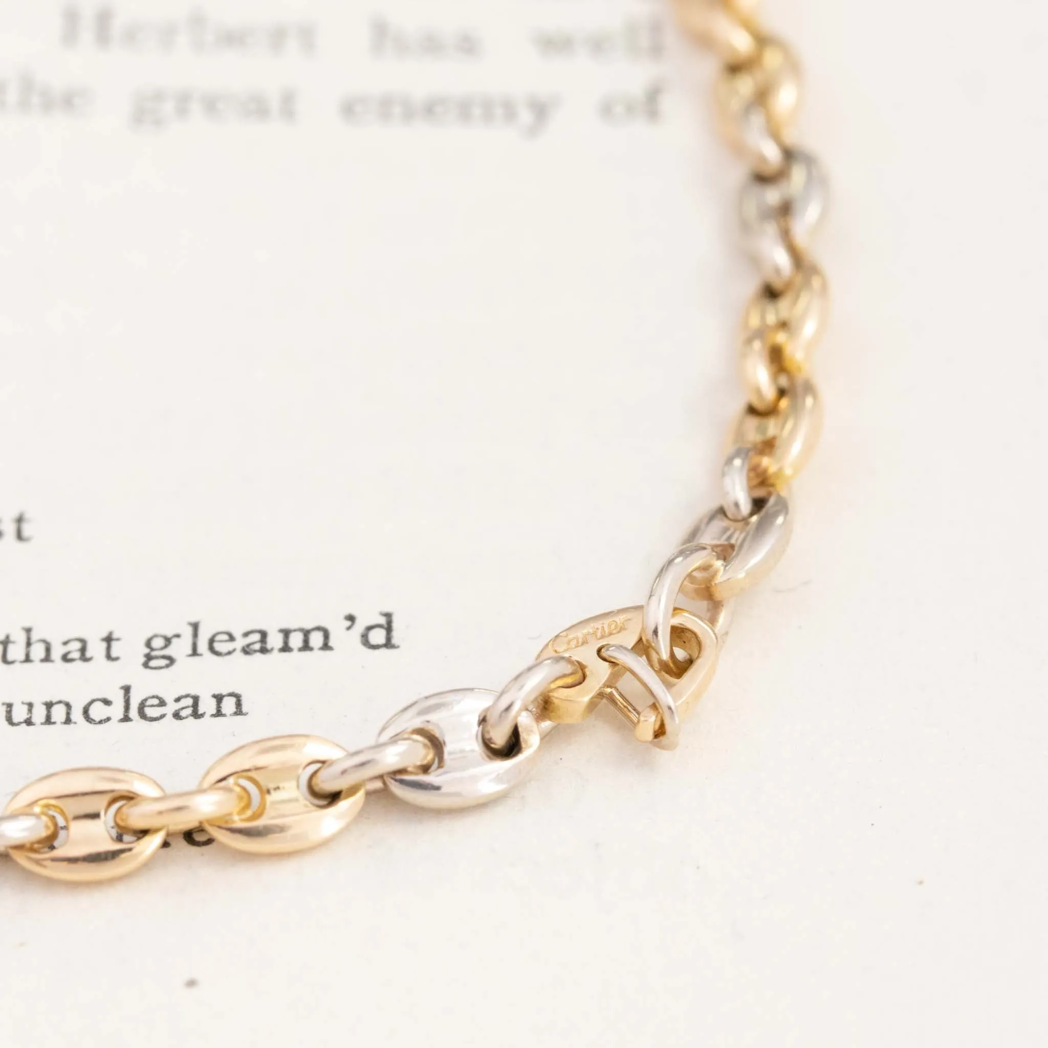 Two-Tone Mariner Link Chain, by Cartier
