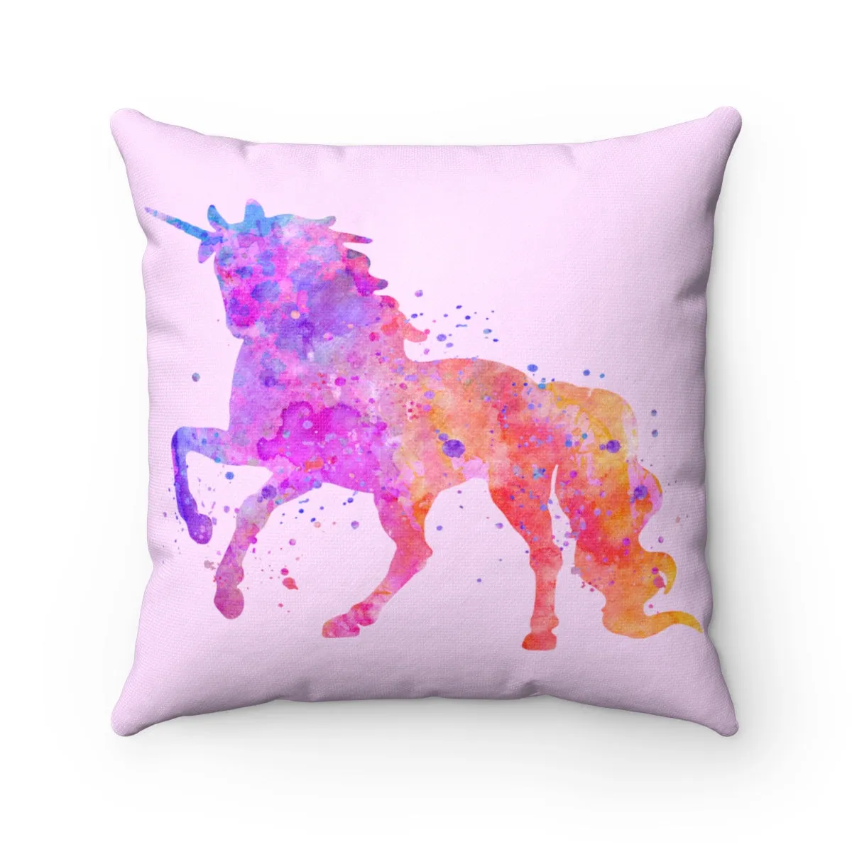 Unicorn Square Pillow