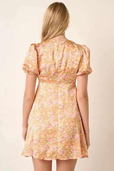 Verona Puff Sleeve Mini Dress