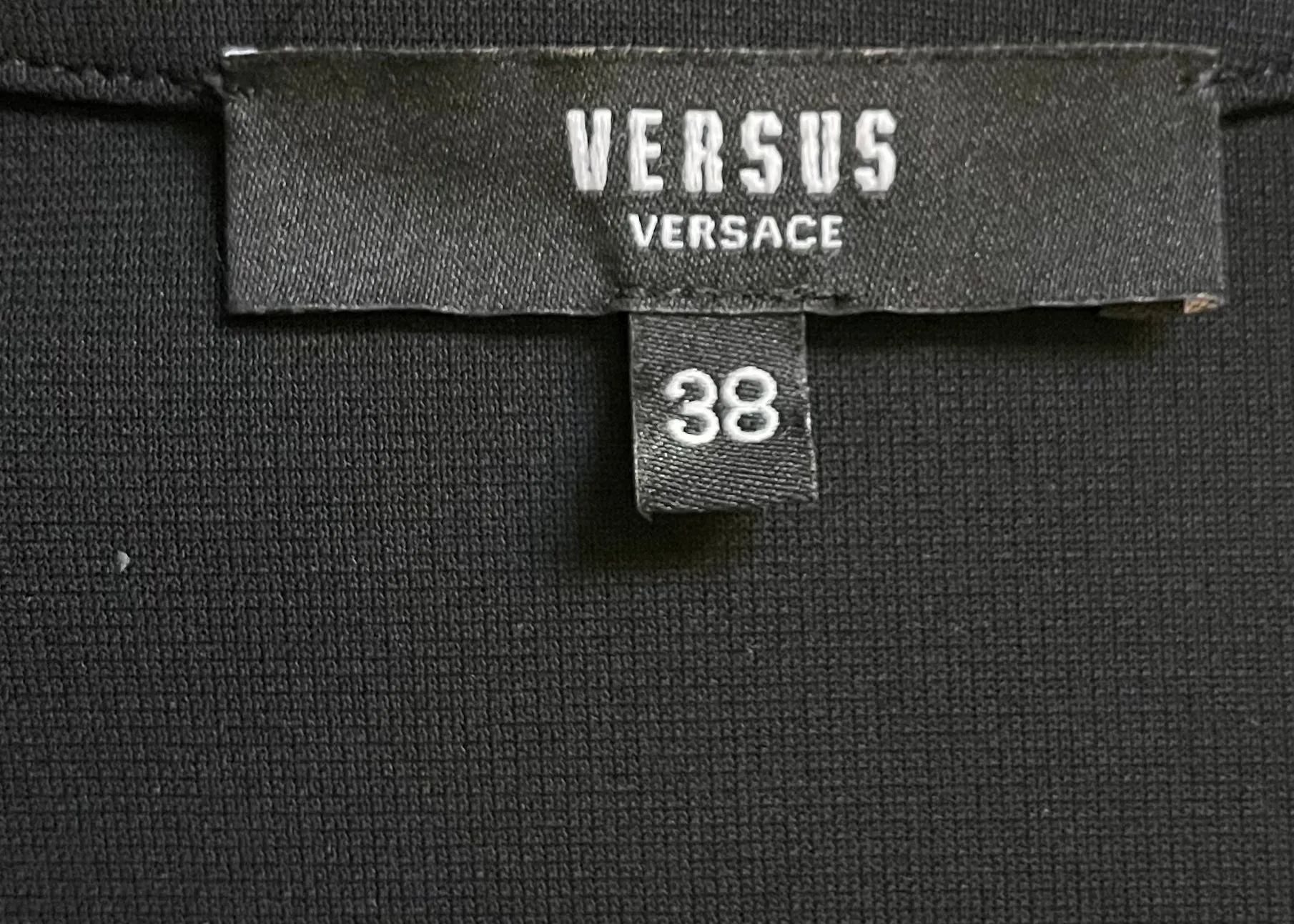 Versace Out of Control Cut Out Mini Dress with Huge Swag