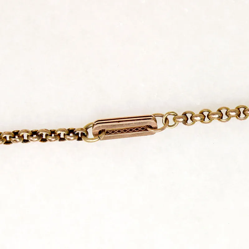 Victorian Stars & Bars with Rolo Chain Necklace by Ancient Influences