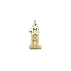 Vintage 14K #1 Mom Charm