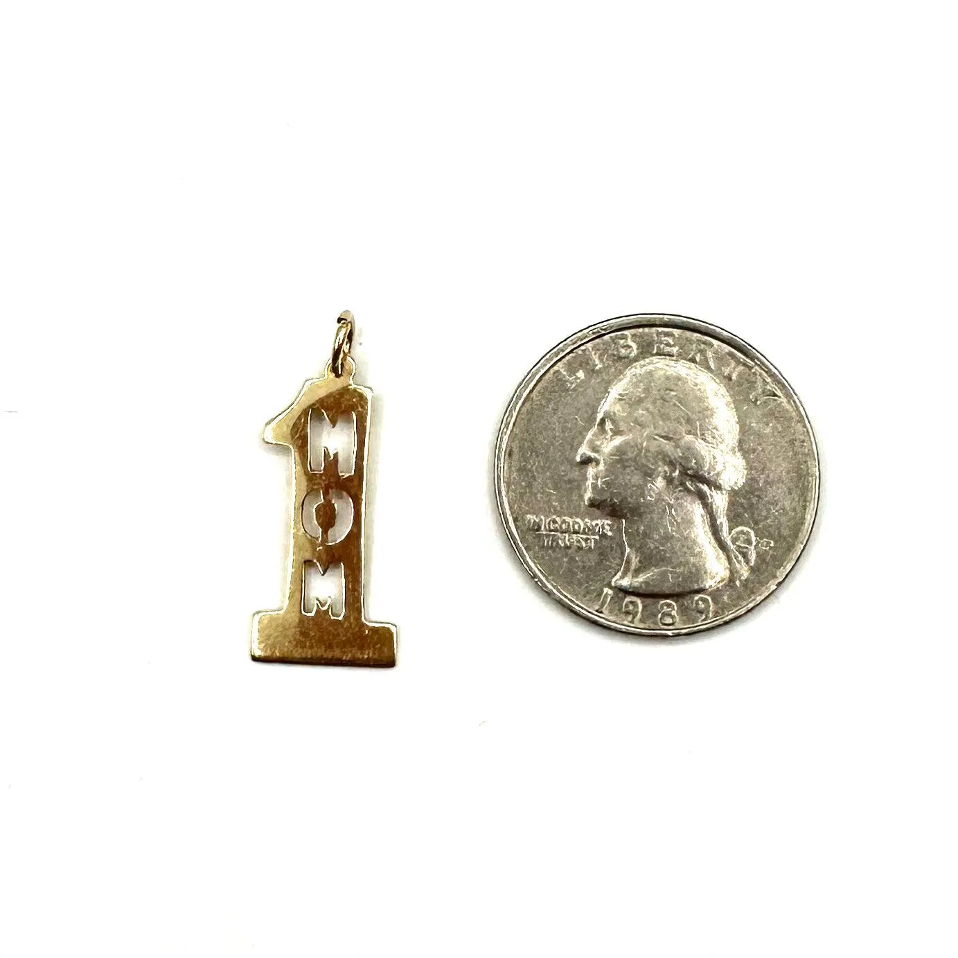 Vintage 14K #1 Mom Charm