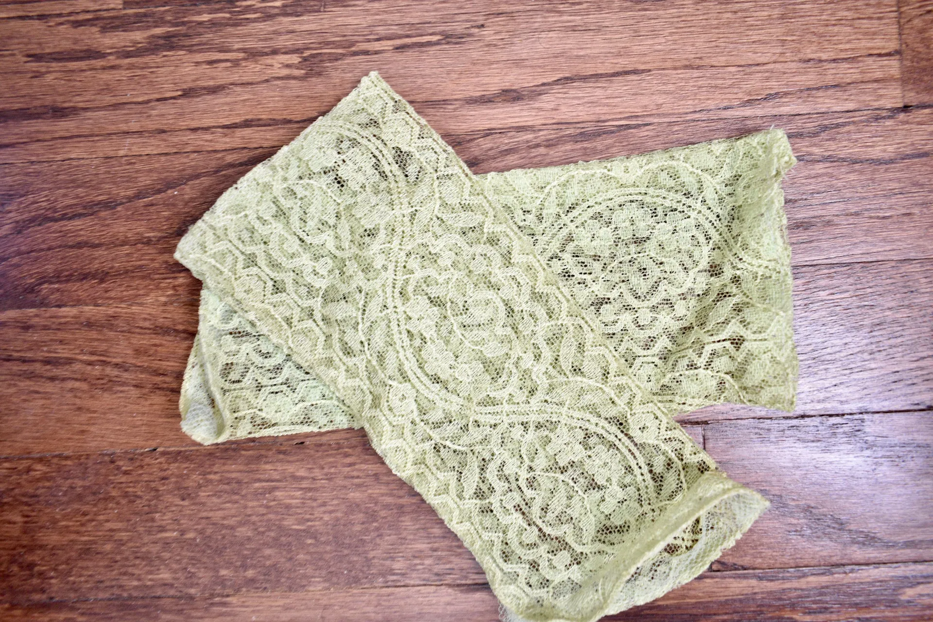 Vintage 1950s Chartreuse Gown AS IS