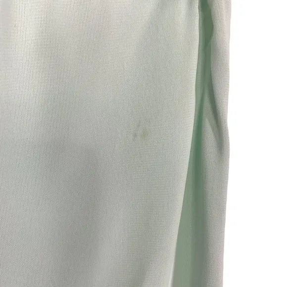 Vintage 60s Seafoam Green Lace Lined Slip Small