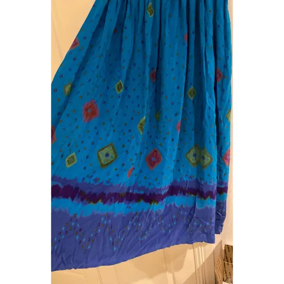 Vintage 80s 90s Diane Gilman Silk Skirt Size Small