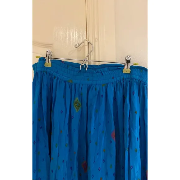 Vintage 80s 90s Diane Gilman Silk Skirt Size Small