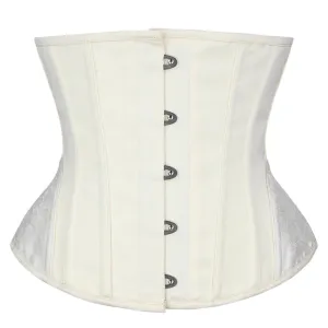 Vintage Antique White Hip Underbust Corset