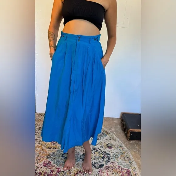 Vintage blue skirt size 8