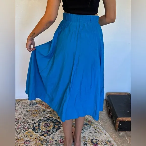 Vintage blue skirt size 8