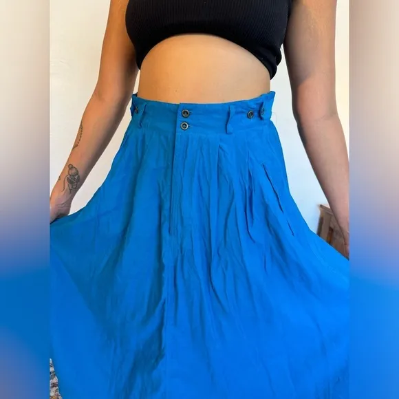 Vintage blue skirt size 8