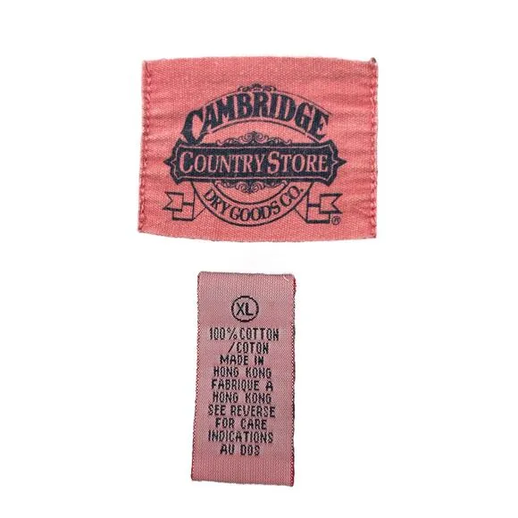 Vintage Cambridge Country Store Skirt Women’s SZ XL Wrap Cotton Patchwork Print