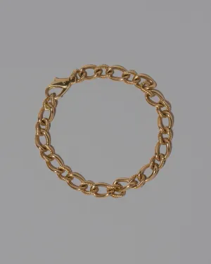 Vintage Cartier Alternating Textured Link Bracelet