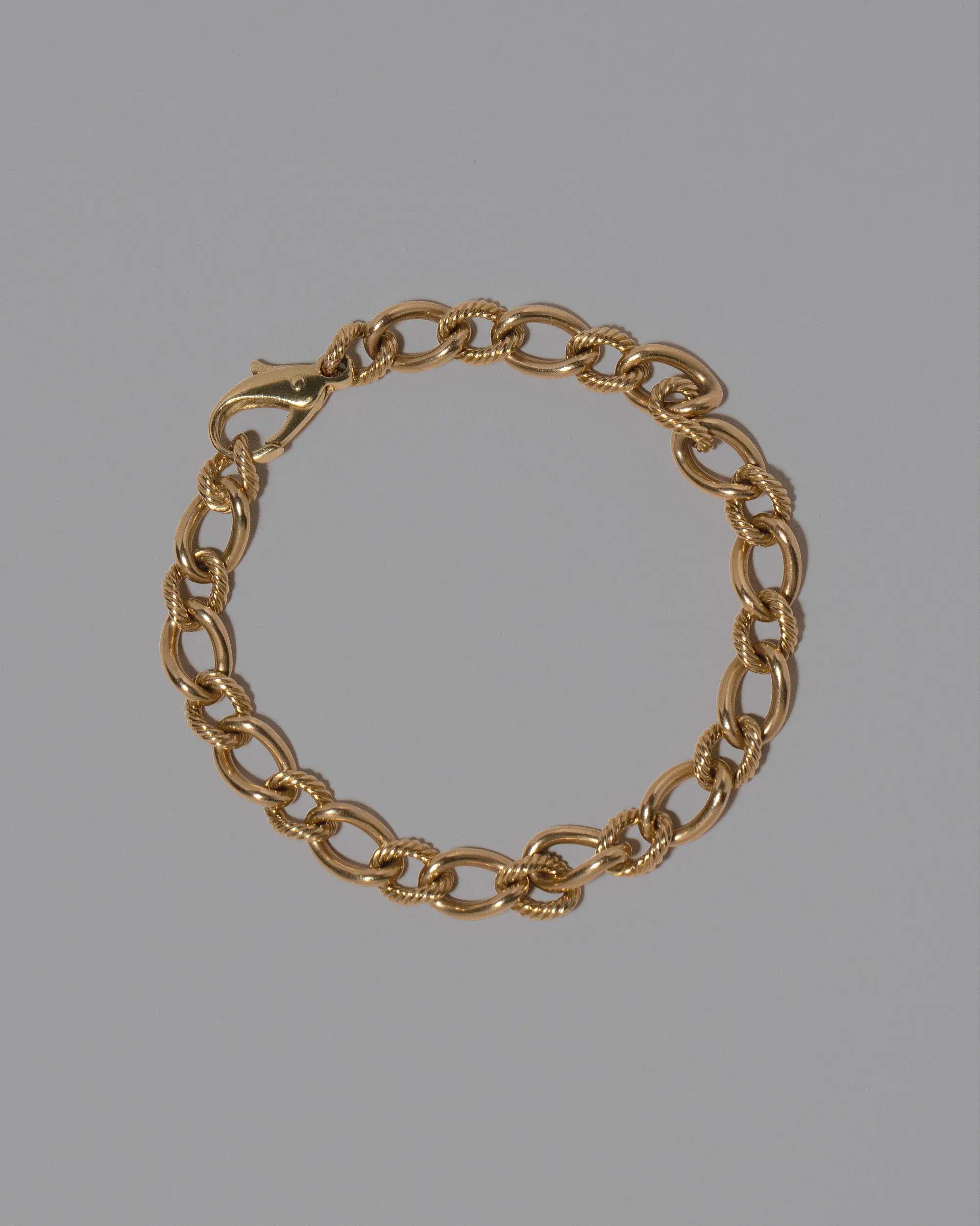 Vintage Cartier Alternating Textured Link Bracelet