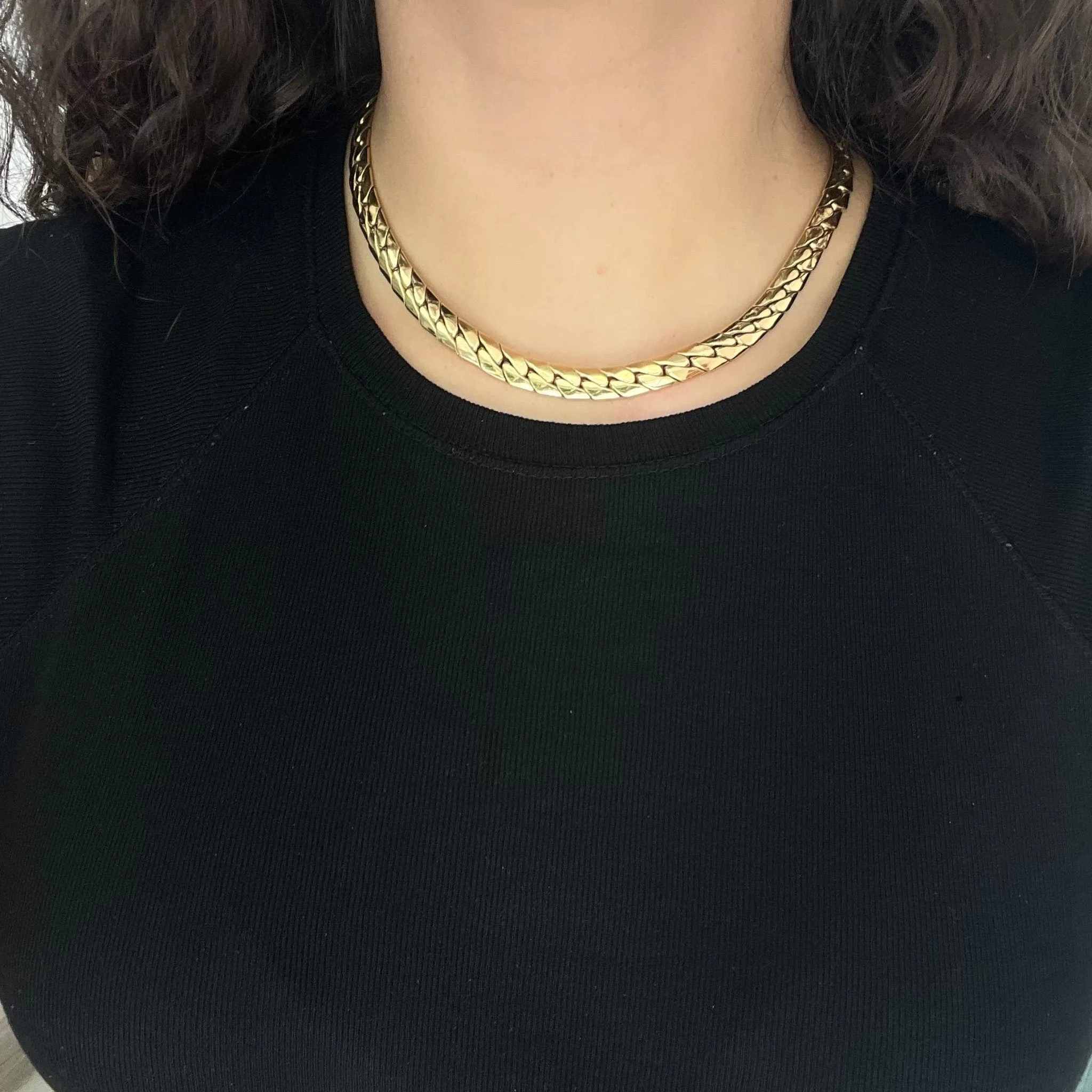 Vintage Curb Link Choker by Tiffany & Co.